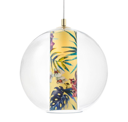 FERIA L yellow pendant lamp, 35 cm