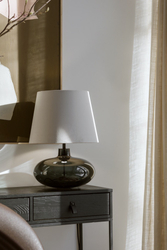 SAWA VELVET NEW table lamp beige, smoky base