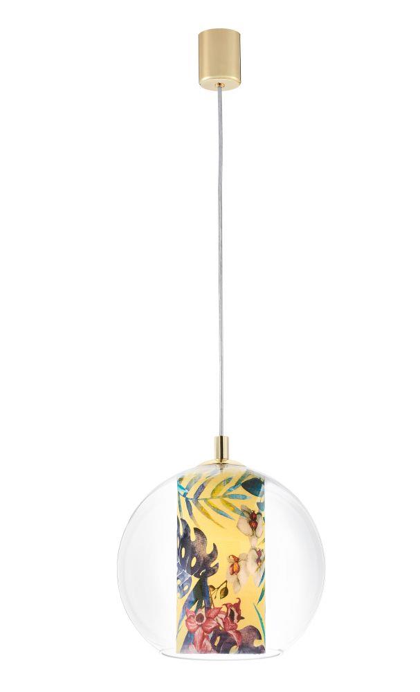 Lampa wisząca FERIA S żółta, 25 cm