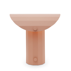 Lampa stołowa APOLIN 30 cm, złamany róż