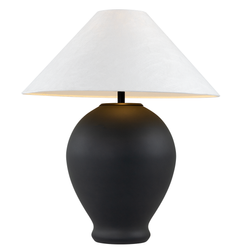 CLARA table lamp tyvek,  graphite base