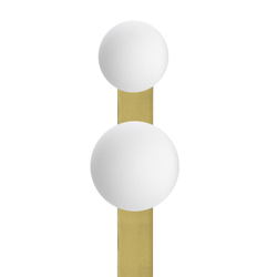 GIGI brass four-point ceiling lamp, 75 cm