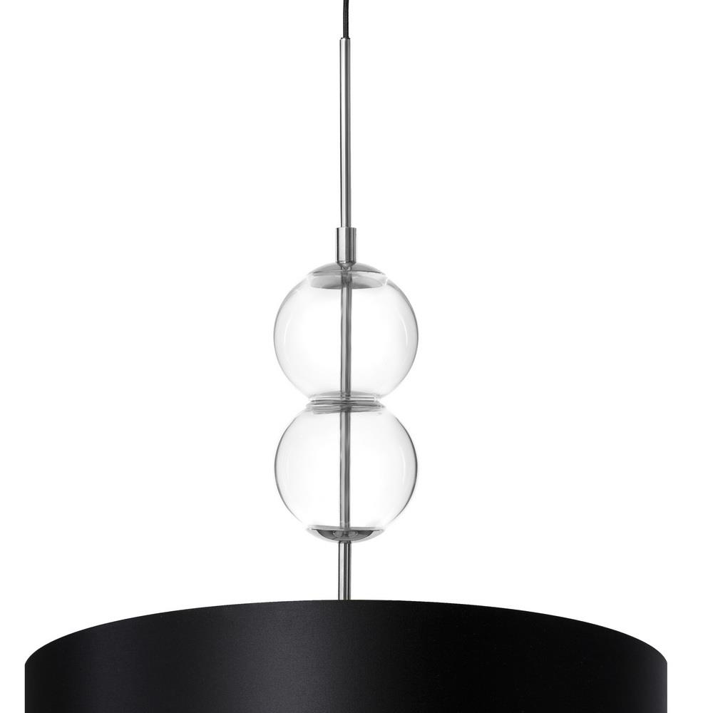 ZOE L black pendant lamp, 50 cm