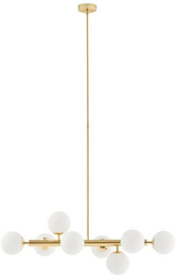 CUMULUS 2 eight-point chandelier, gold