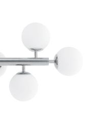 CUMULUS 1 fourteen-point chandelier, chrome