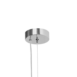CLOE L chrome pendant lamp, 40 cm