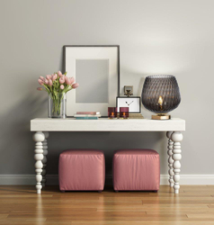 Lampa stołowa złota VENUS KASPA grafitowa, Kaspa