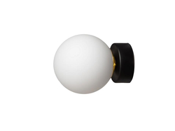 Wall lamp ASTRA black with gold mounting