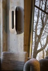 Kinkiet APOLIN 65 cm, czarno-biały