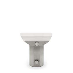 APOLIN 18 cm table lamp, brushed steel