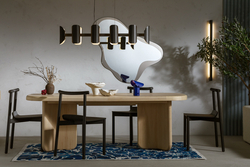 Portable lamp APOLIN cobalt blue