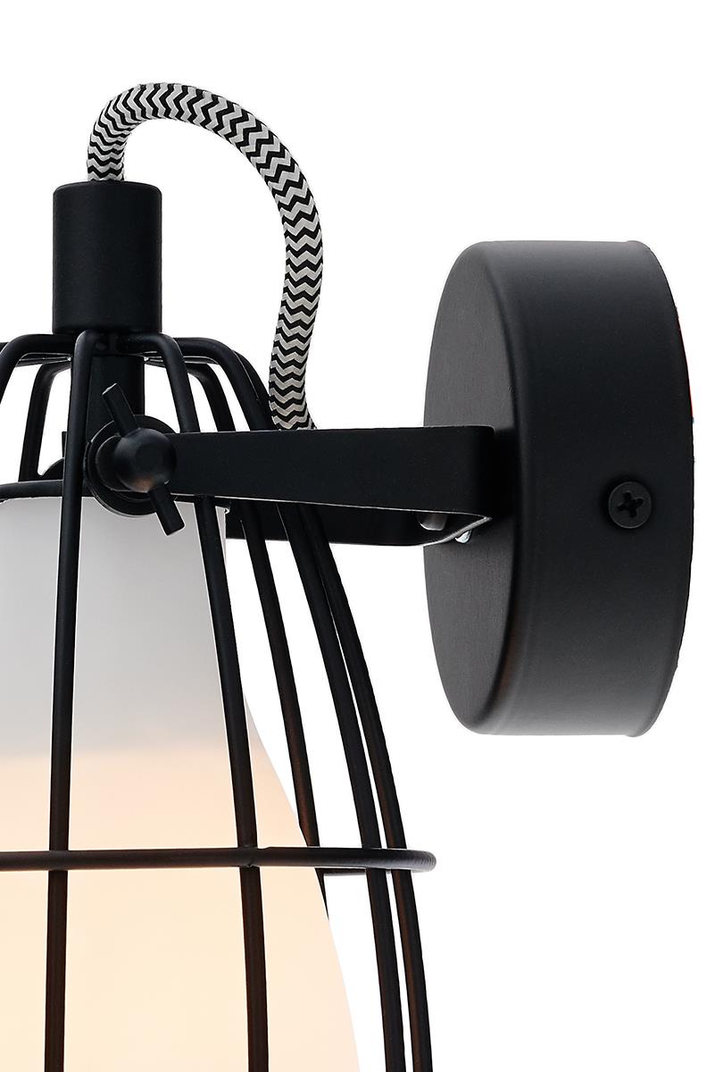 FRAME 1 black wall lamp by KASPA, Kaspa