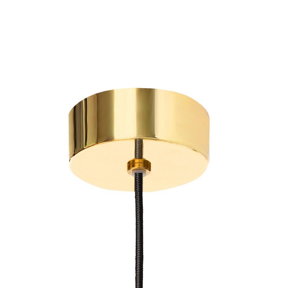 LAMIA pendant lamp gold, black wire