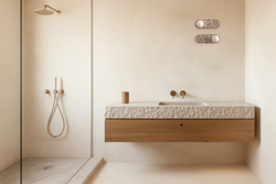 Oval wall lamp LEGRA IP44, terracotta