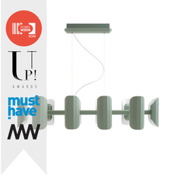 Lampa wisząca wieloramienna APOLIN szałwiowa