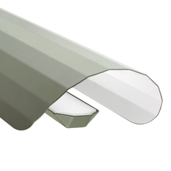 APOLIN 65 cm linear pendant lamp, sage and white