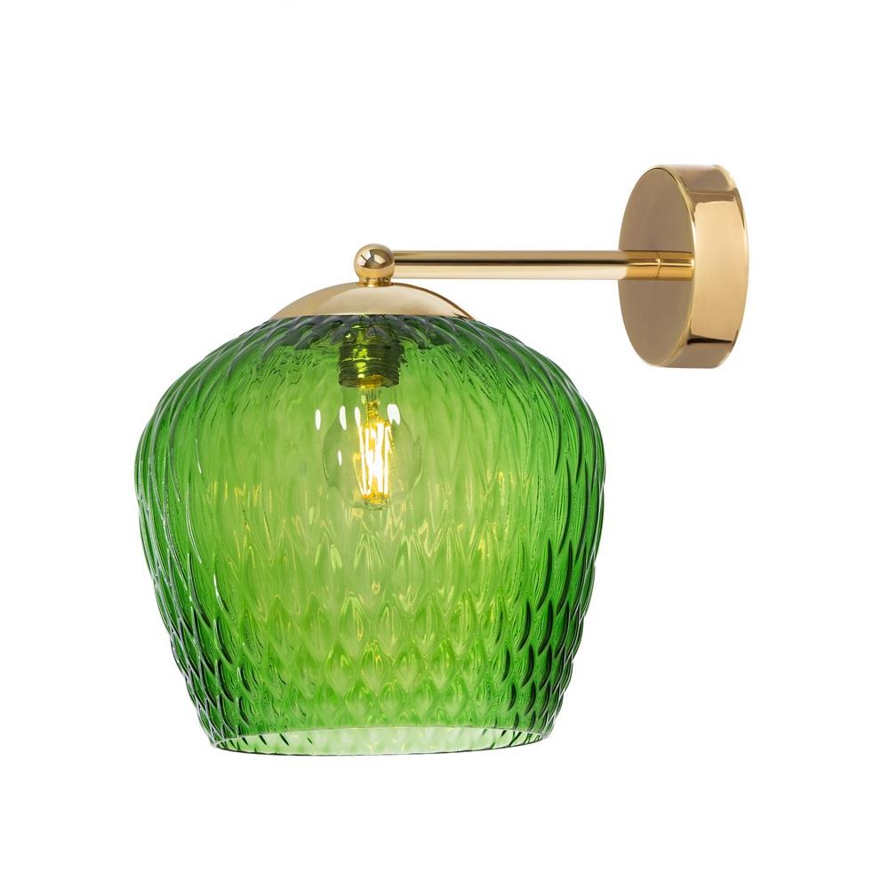 Wall lamp VENUS green transparent