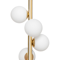 CUMULUS VERTICAL 3 KASPA gold chandelier, Kaspa