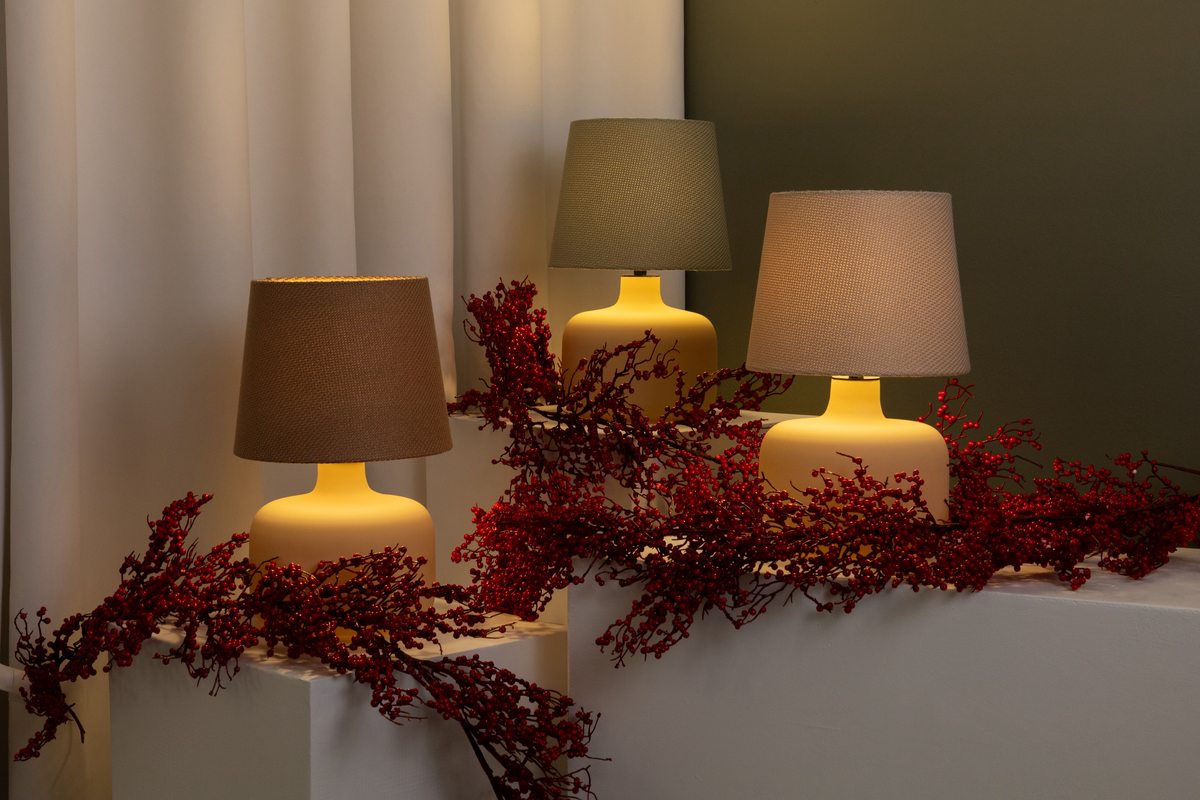 GAJA table lamp latte, beige base