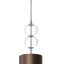 ZOE S brown pendant lamp, 20 cm