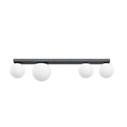 GIGI four-point ceiling lamp black, 75 cm