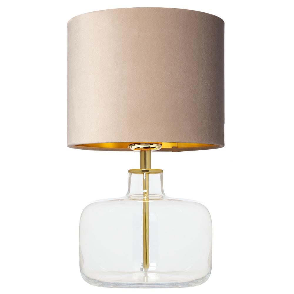 LORA table lamp beige, transparent base
