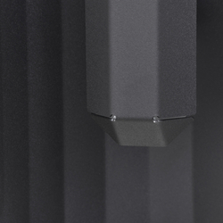 Wall lamp APOLIN 65 cm, black