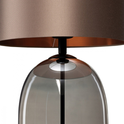 SALVADOR BLACK brown table lamp