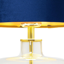 LORA KASPA bedside lamp navy blue, Kaspa