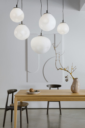 CLOE M pendant lamp matte black, 30 cm
