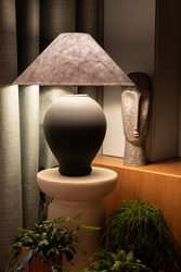 CLARA table lamp tyvek,  graphite base