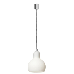 Lampa wisząca LONGIS WHITE I srebrne wykończenie