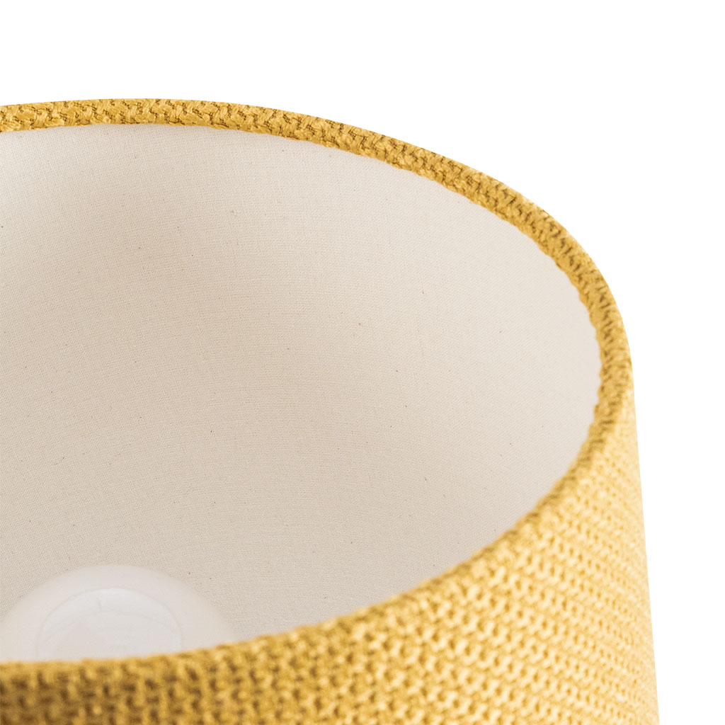 GAJA table lamp mustard, beige base