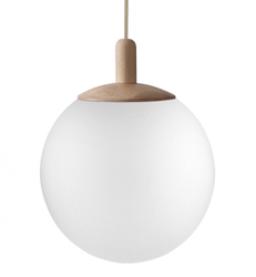 ALUR WOOD L oak pendant lamp, 40 cm