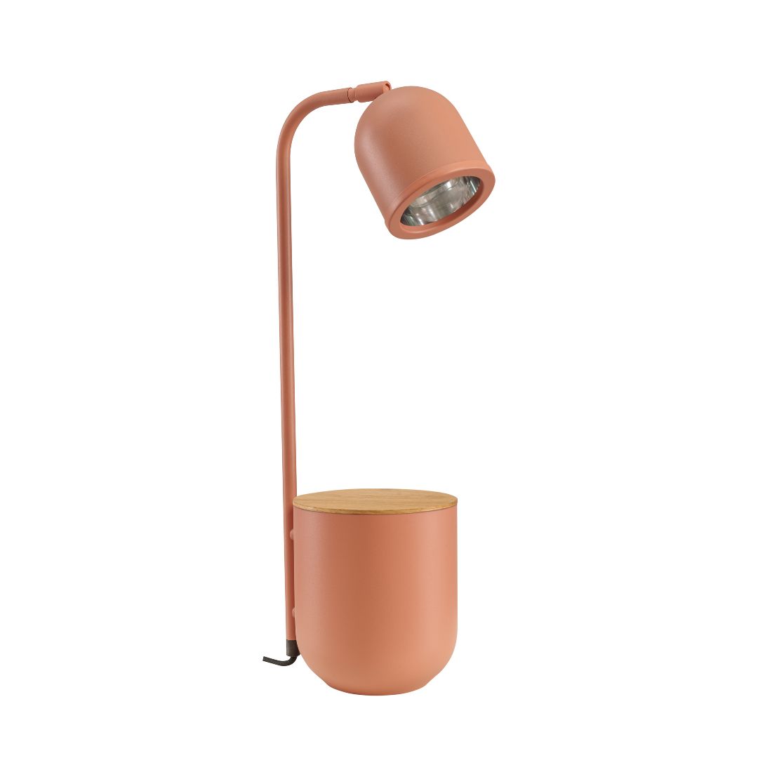 BOTANICA WOOD terracotta desk lamp