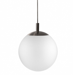 ALUR TYTAN M brushed titanium pendant lamp, 30 cm