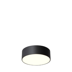 Plafond DISC S black, 25 cm, LED