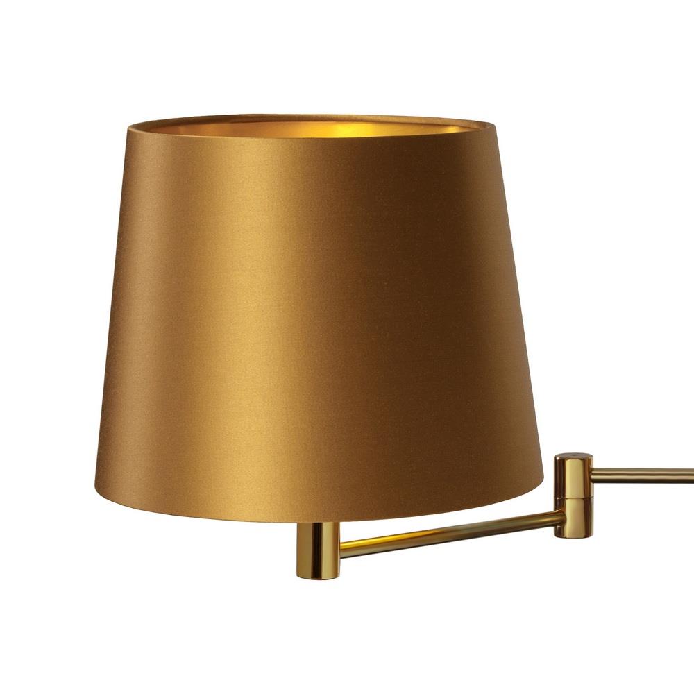 MOVE wall lamp old gold, gold finish, cantilevered