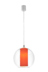 MERIDA L pendant lamp coral, 35 cm