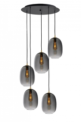 ONYX 5 five-point pendant lamp on plafond