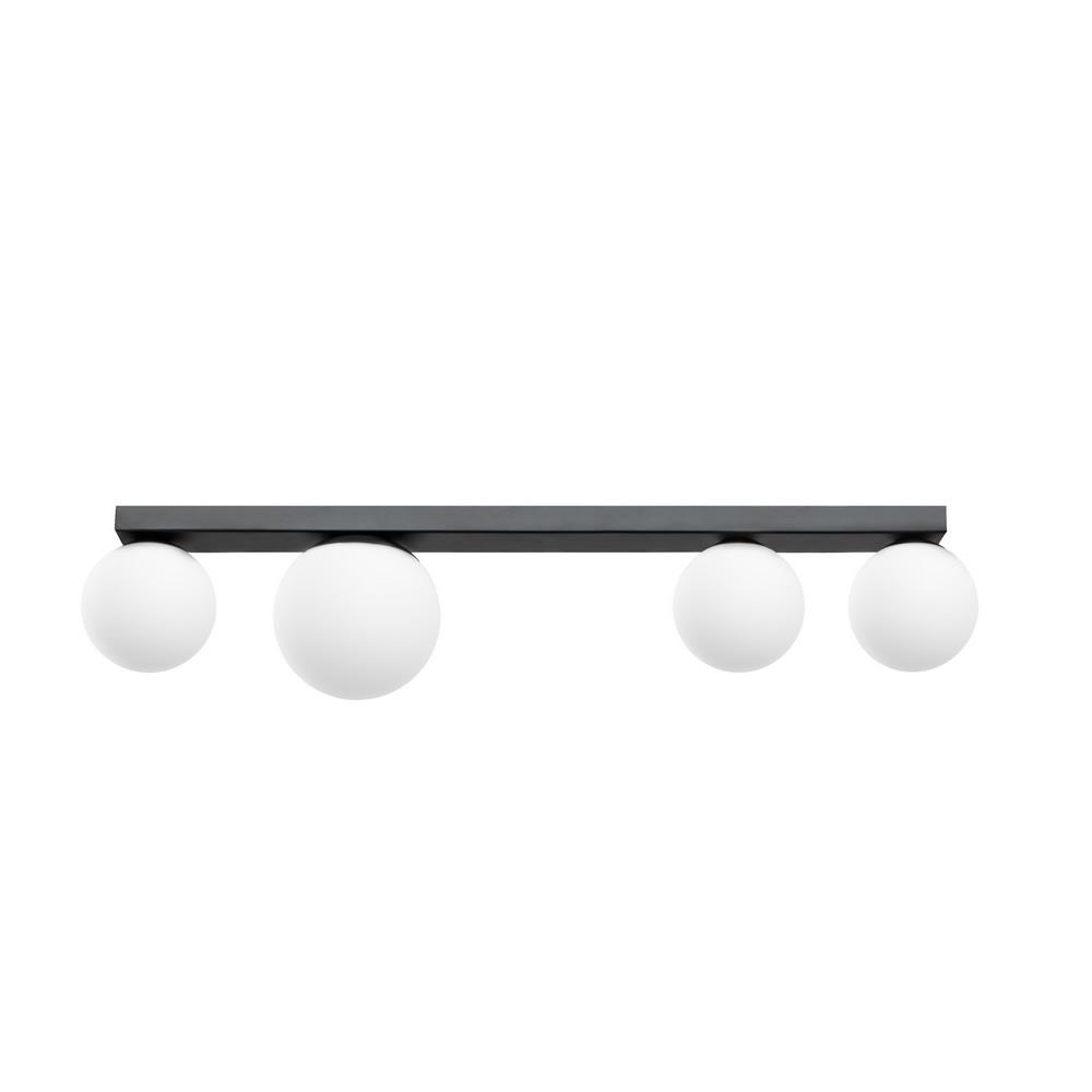 GIGI four-point ceiling lamp black, 75 cm 