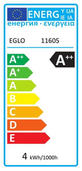 Led bulb E27 4W 2700K