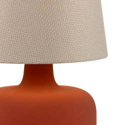 GAJA table lamp beige, terracotta base
