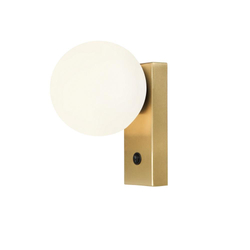 Wall lamp GIGI brass, with switch