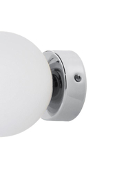 MIJA IP44 bathroom wall lamp, chrome