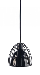 FRAME M pendant lamp black, black wire