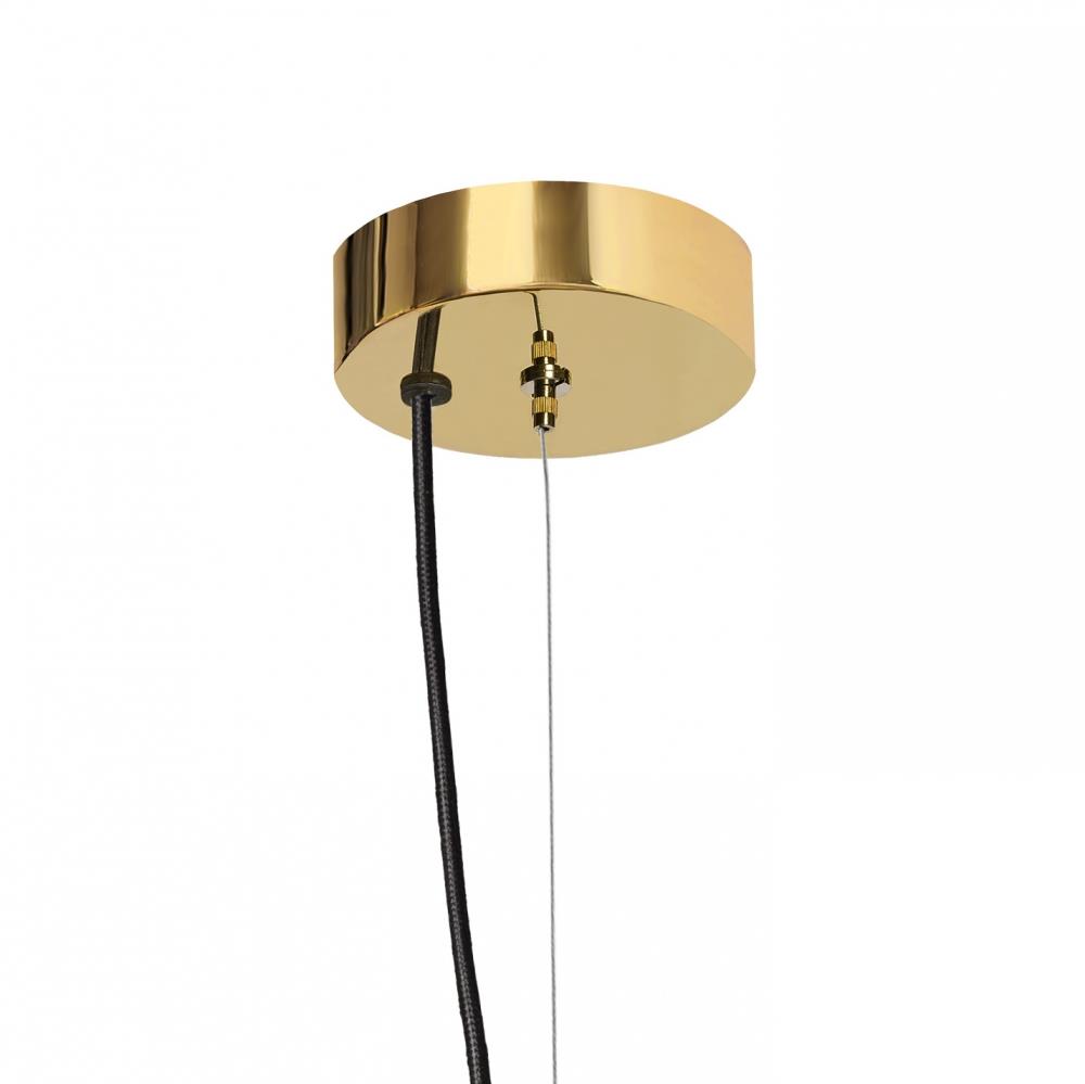 CLOE S gold pendant lamp, 25 cm