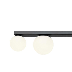 GIGI four-point ceiling lamp black, 75 cm