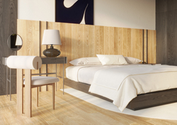 SAWA VELVET NEW table lamp beige, smoky base