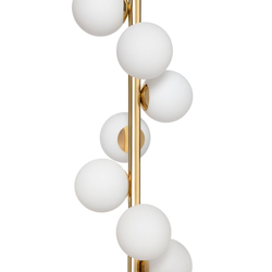 CUMULUS VERTICAL gold pendant lamp